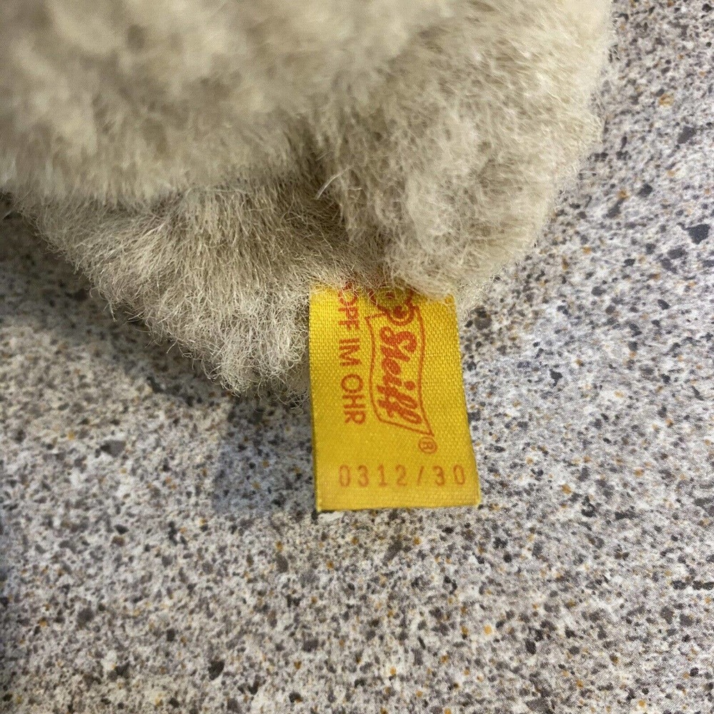 Vintage Steiff Zotty Bear Jointed Squeaker 12" Stuffed Animal Plush - Picture 5 of 5